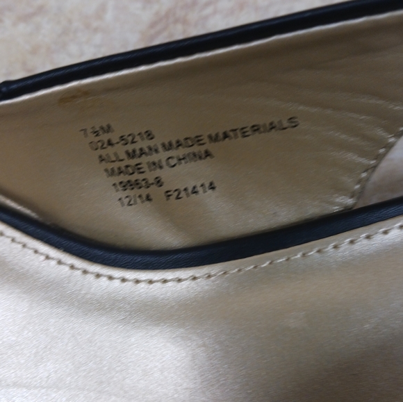 LIZ CLAIBORNE Black*Open Toe*Sling Back*Shoe*Size 7.5 - Picture 4 of 8